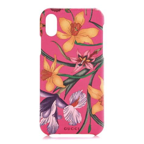 gucci iphone x case flower|wholesale Gucci iPhone case.